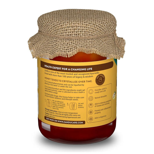 Zandu Pure Honey with Ginger